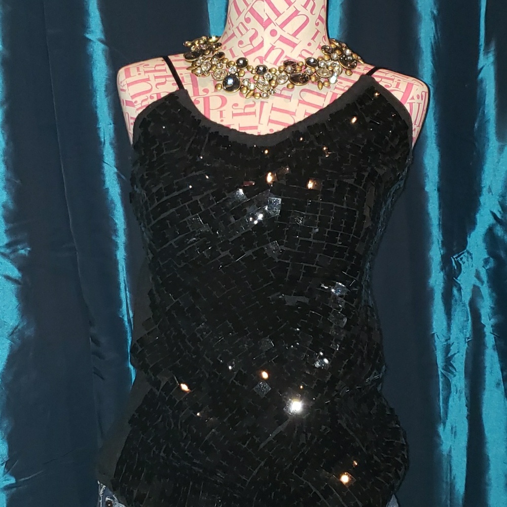 Sequined tank